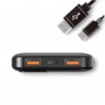 بانك طاقة إنرجايزر الترايمت UE10073P – سعة 10,000mAh، شحن سريع 22.5W، دعم PD 3.0 و Quick Charge، مخرج USB مزدوج، تصميم محمول ومضغوط