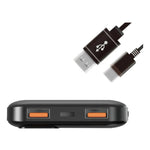 بانك طاقة إنرجايزر الترايمت UE10073P – سعة 10,000mAh، شحن سريع 22.5W، دعم PD 3.0 و Quick Charge، مخرج USB مزدوج، تصميم محمول ومضغوط
