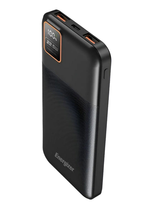 بانك طاقة إنرجايزر الترايمت UE10073P – سعة 10,000mAh، شحن سريع 22.5W، دعم PD 3.0 و Quick Charge، مخرج USB مزدوج، تصميم محمول ومضغوط