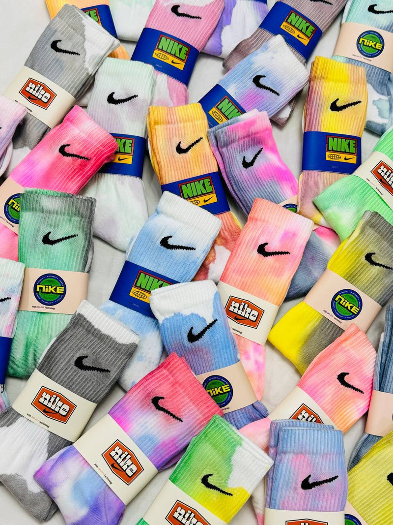 تاي داي nike ٣ ازواج من الجوارب